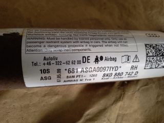 bontott AUDI A4 B8 Jobb első Függöny Légzsák