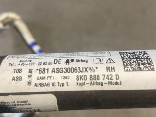 bontott AUDI A4 B8 Jobb első Függöny Légzsák