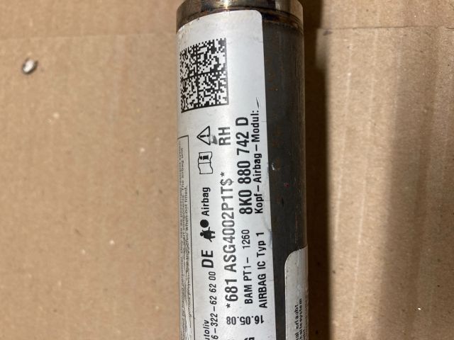 bontott AUDI A4 B8 Jobb első Függöny Légzsák