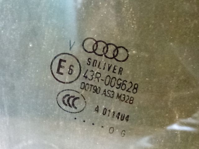 bontott AUDI A4 B8 Jobb hátsó Ablak