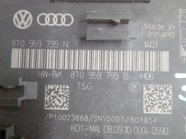 bontott AUDI A4 B8 Jobb hátsó Ajtó Vezérlőegység