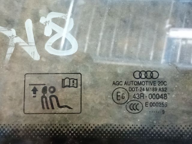 bontott AUDI A4 B8 Jobb hátsó Fixüveg (Ajtóban)