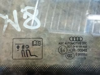 bontott AUDI A4 B8 Jobb hátsó Fixüveg (Ajtóban)