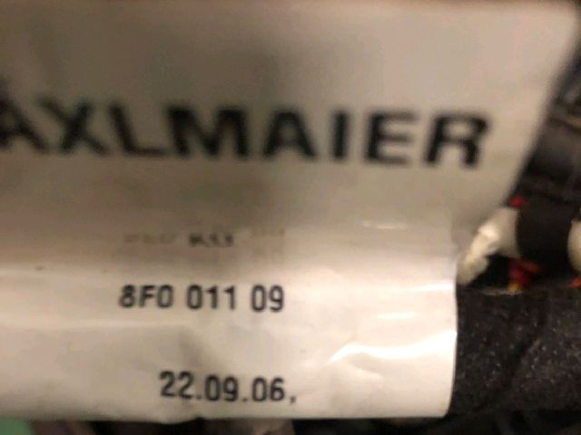 bontott AUDI A4 B8 Karosszéria Fő Kábelköteg