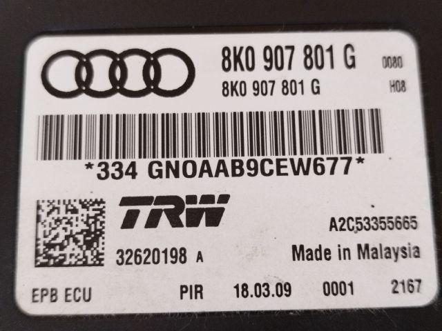 bontott AUDI A4 B8 Kézifék Elektronika