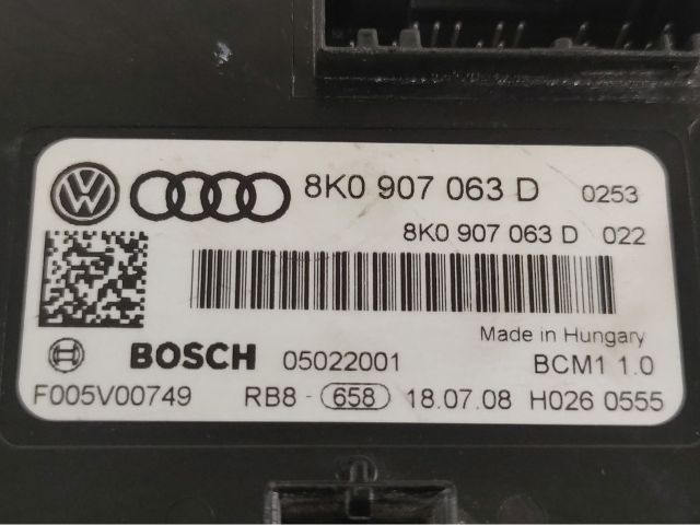 bontott AUDI A4 B8 Komfort Elektronika