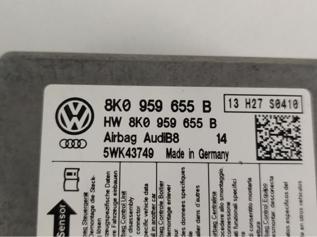 bontott AUDI A4 B8 Légzsák Elektronika