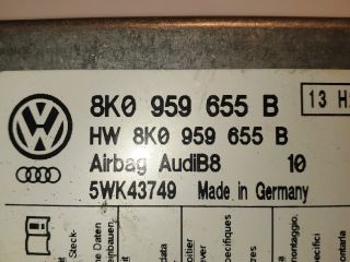 bontott AUDI A4 B8 Légzsák Elektronika