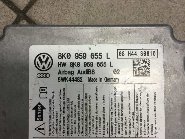 bontott AUDI A4 B8 Légzsák Elektronika