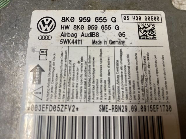 bontott AUDI A4 B8 Légzsák Elektronika