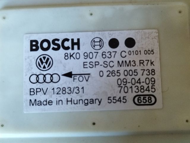 bontott AUDI A4 B8 Menetstabilizátor