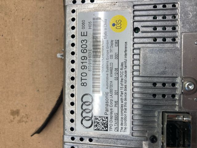 bontott AUDI A4 B8 Multifunkciós Kijelző