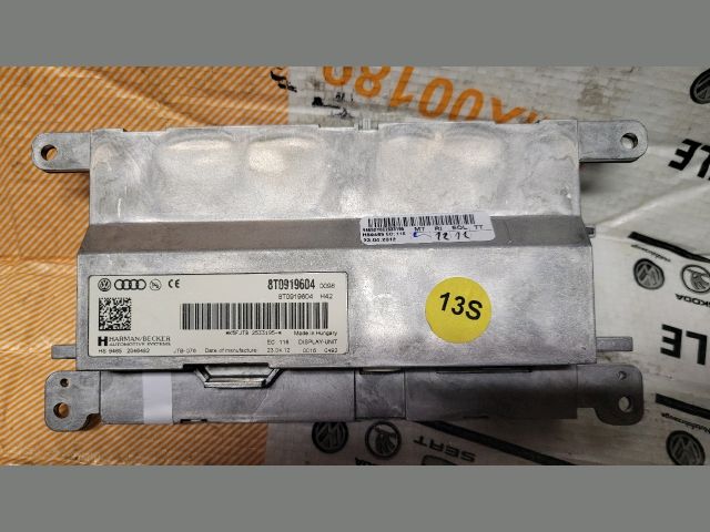 bontott AUDI A4 B8 Multifunkciós Kijelző