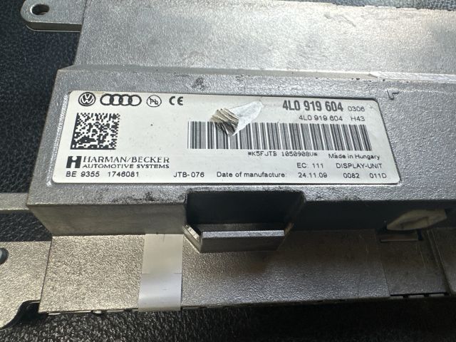 bontott AUDI A4 B8 Multifunkciós Kijelző