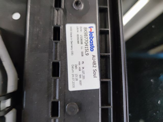 bontott AUDI A4 B8 Panoráma Tető