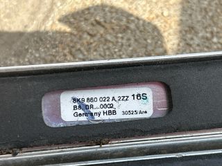 bontott AUDI A4 B8 Tetősín Pár