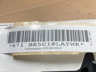 bontott AUDI A4 B8 Utasoldali Légzsák