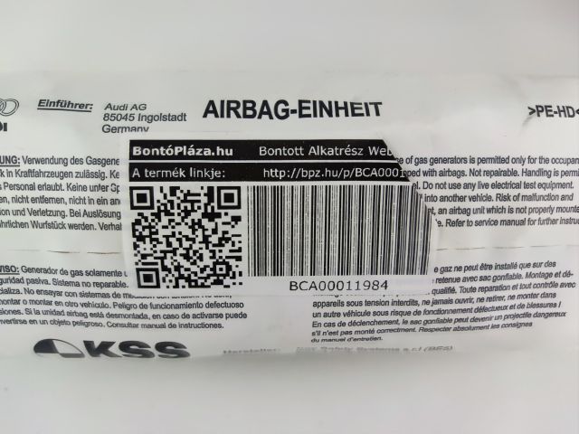 bontott AUDI A4 B8 Utasoldali Légzsák