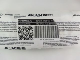 bontott AUDI A4 B8 Utasoldali Légzsák