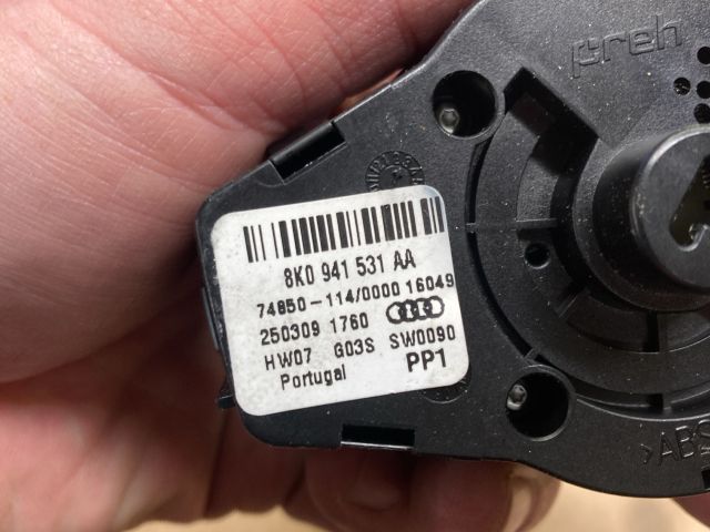 bontott AUDI A4 B8 Világítás Kapcsoló