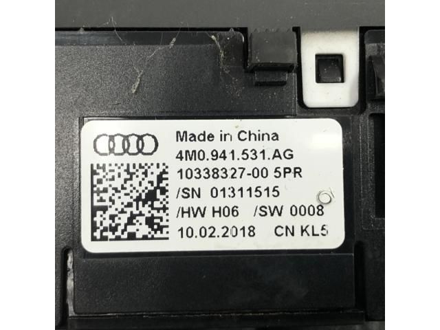 bontott AUDI A4 B8 Világítás Kapcsoló