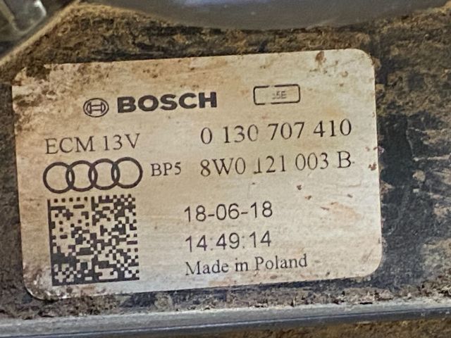 bontott AUDI A4 B9 Hűtőventilátor