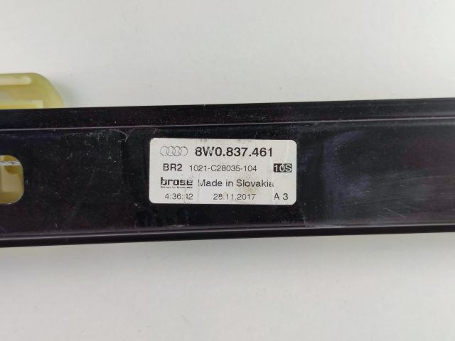 bontott AUDI A4 B9 Bal első Ablakemelő Szerkezet (Elektromos)