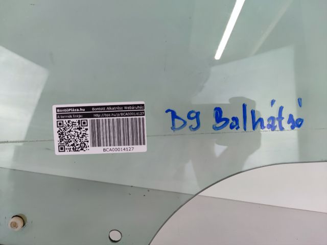 bontott AUDI A4 B9 Bal hátsó Ablak