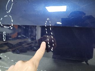 bontott AUDI A4 B9 Bal hátsó Ajtó (Üres lemez)