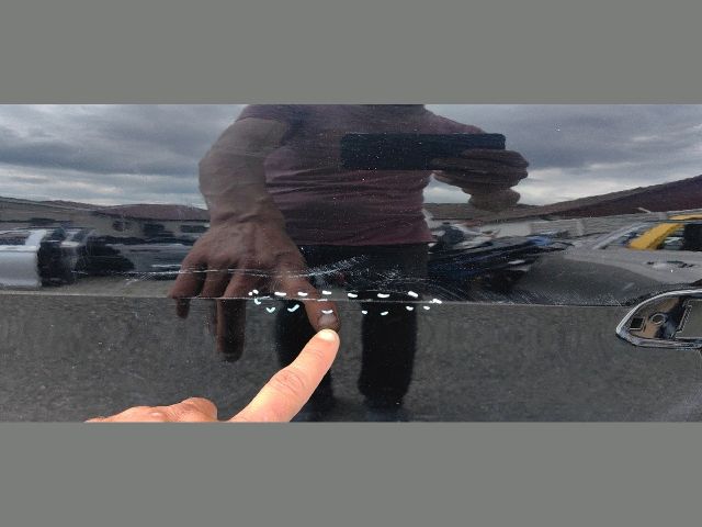 bontott AUDI A4 B9 Bal hátsó Ajtó (Üres lemez)