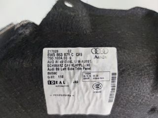 bontott AUDI A4 B9 Bal hátsó Csomagtér Burkolat (Műanyag)