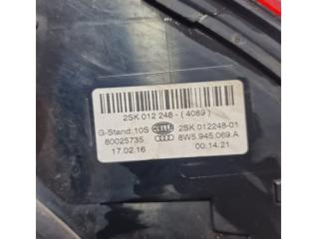 bontott AUDI A4 B9 Bal Külső Hátsó Lámpa