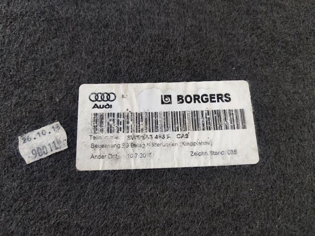 bontott AUDI A4 B9 Csomagtér Kárpit
