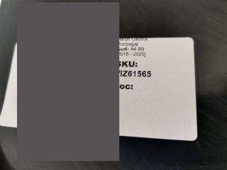 bontott AUDI A4 B9 Csomagtérajtó (Üres lemez)