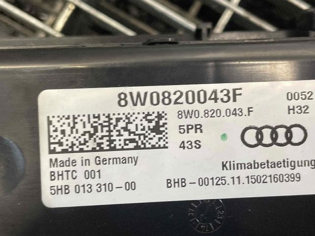 bontott AUDI A4 B9 Fűtéskapcsoló