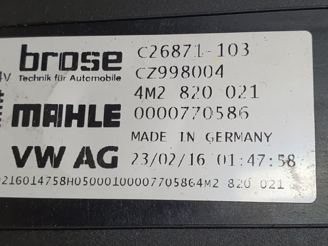 bontott AUDI A4 B9 Fűtőmotor (Klímás)