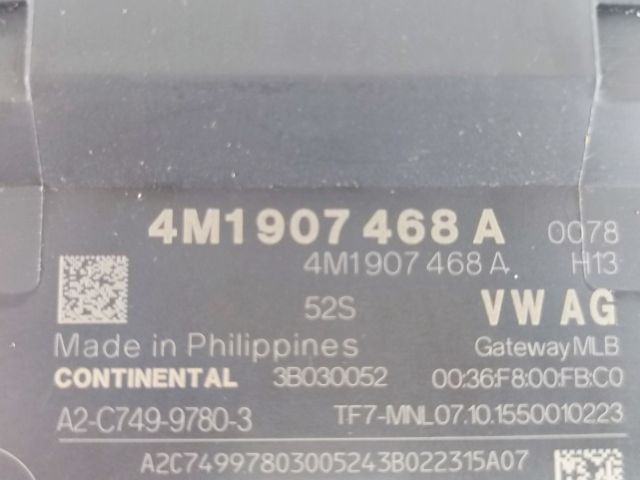 bontott AUDI A4 B9 Gateway Elektronika