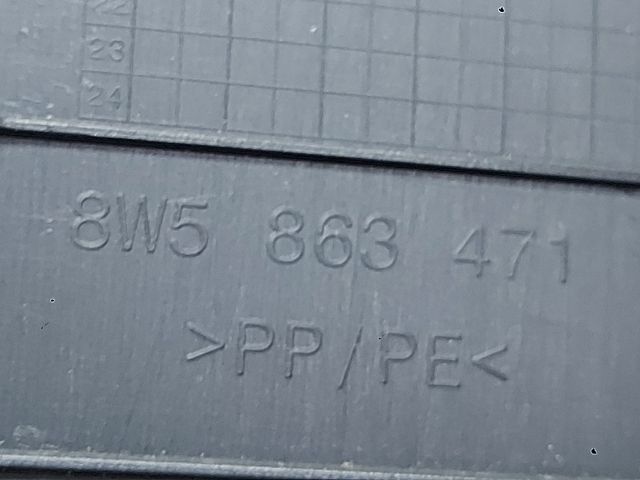 bontott AUDI A4 B9 Hátfal Burkolat