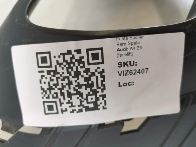 bontott AUDI A4 B9 Hátsó Lökhárító Alsó (Műanyag)