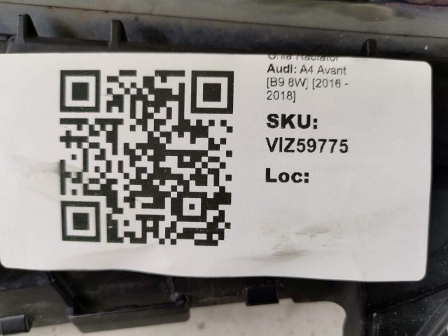 bontott AUDI A4 B9 Hűtőrács