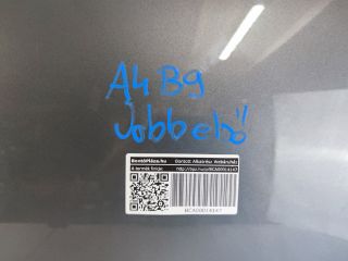 bontott AUDI A4 B9 Jobb első Ajtó (Üres lemez)