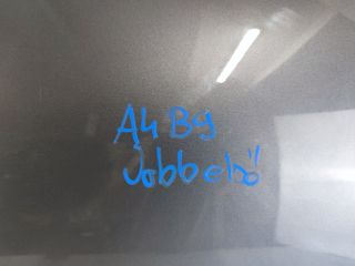 bontott AUDI A4 B9 Jobb első Ajtó (Üres lemez)