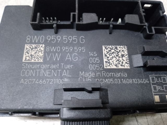 bontott AUDI A4 B9 Komfort Elektronika