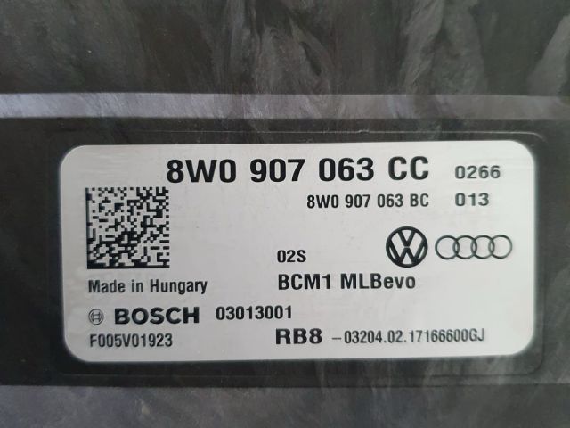 bontott AUDI A4 B9 Komfort Elektronika