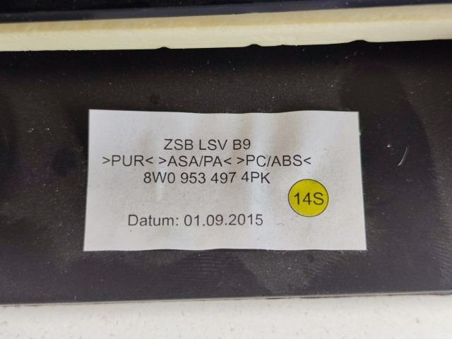 bontott AUDI A4 B9 Komplett Kormányoszlop Burkolat