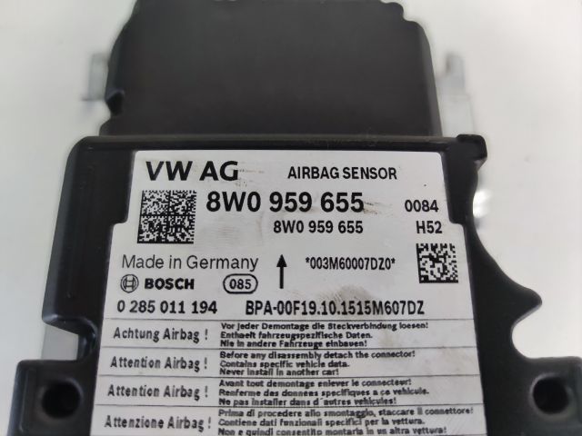 bontott AUDI A4 B9 Légzsák Elektronika