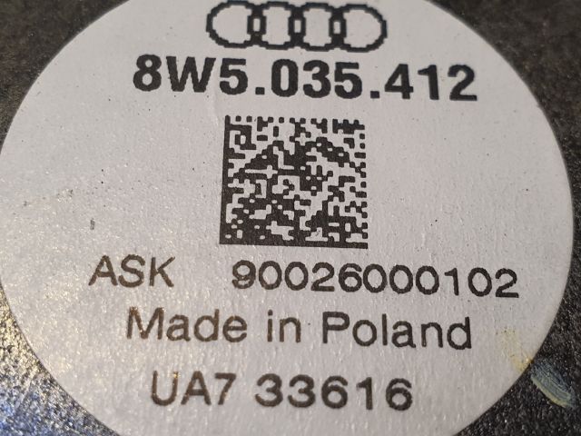 bontott AUDI A4 B9 Mélynyomó Hangszóró