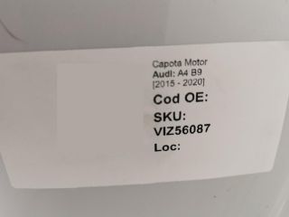 bontott AUDI A4 B9 Motorháztető