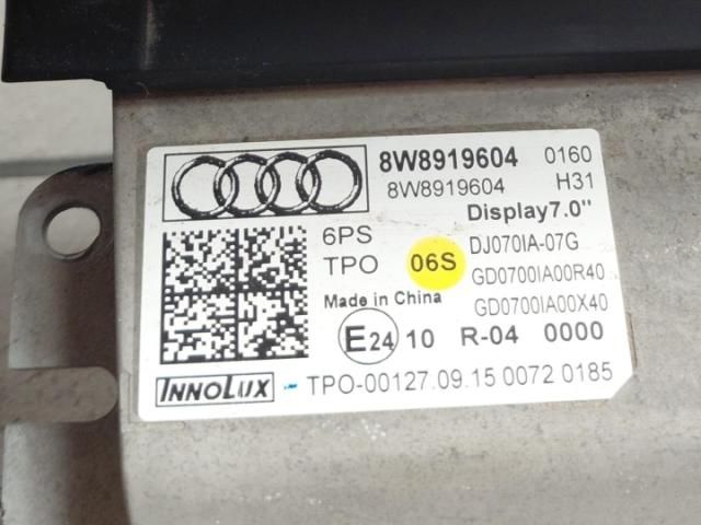 bontott AUDI A4 B9 Multifunkciós Kijelző