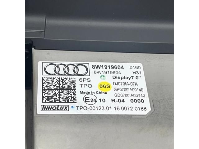 bontott AUDI A4 B9 Navigációs Fejegység